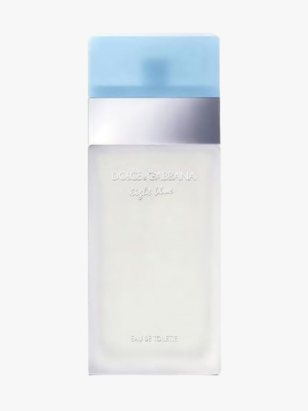 Dolce & Gabbana Light Blue Eau de Toilette in branded component on a light gray background