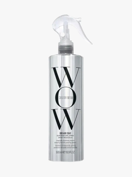 Color Wow Dream Coat Supernatural Treatment Spray for Frizzy Hair in branded component on a light gray background